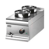 BS3W-Lincat Silverlink 600 Electric Counter-top Bain Marie-Wet Heat-Round Pots-W300mm-1.0kW  Adomoo
